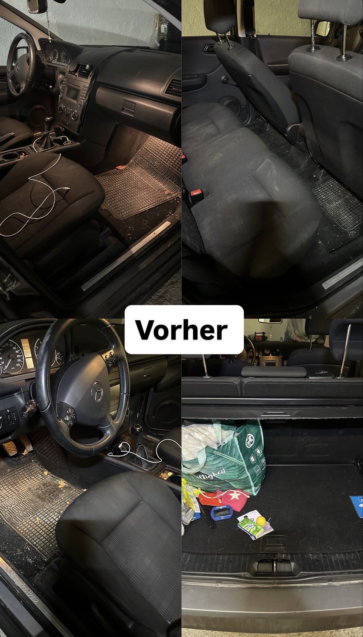 Mercedes A-Klasse vorher